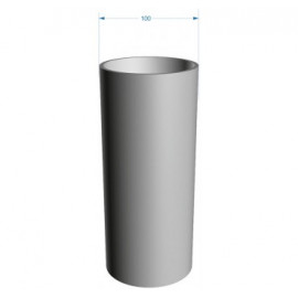 Труба водосточная DOCKE (Дёке) LUX Графит, 3м.