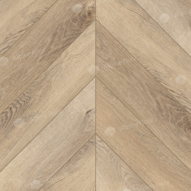 Кварц-виниловая плитка Alpine Floor Альпийский шеврон LVT (Chevron Alpine LVT) Дуб Синистра ECO 20-6
