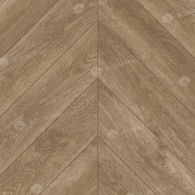 Кварц-виниловая плитка Alpine Floor Альпийский шеврон LVT (Chevron Alpine LVT) Макадамия ECO 20-5