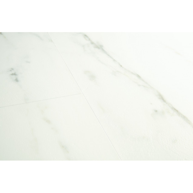 Виниловый ламинат Quick-Step Ambient Click AMCL40136 Мрамор каррарский белый
