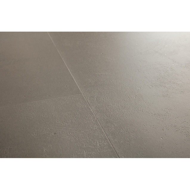 Виниловый ламинат Quick-Step Ambient Glue Plus AMGP40141 Шлифованный бетон темно-серый